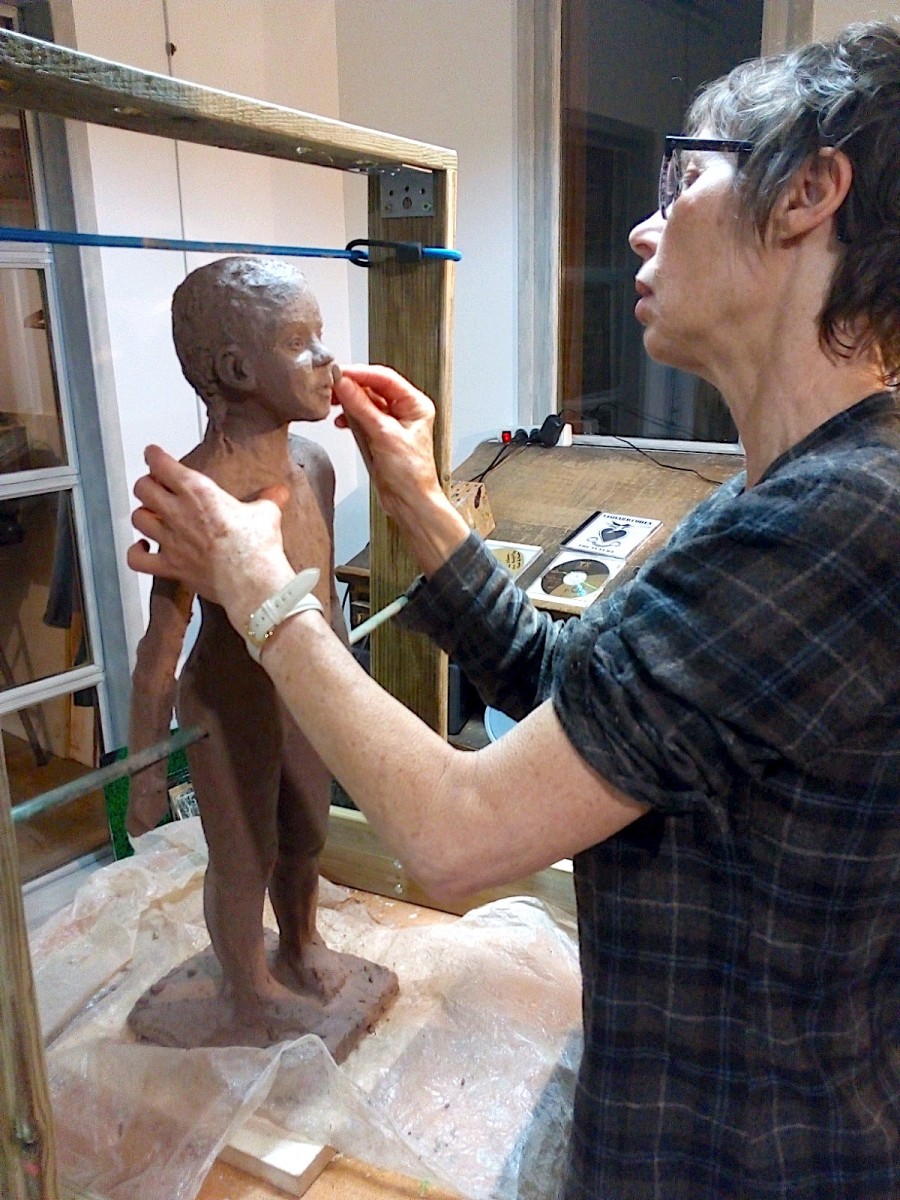 2020/02- Yurga 02 - Sculpture et modelage grès