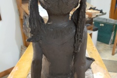 Eglantine - Sculpture grès