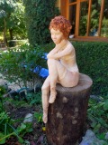 Nathalie - sculpture grès -Gloria
