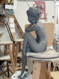 Nathalie - sculpture grès - Gloria