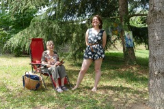 Chantal Baerenzung et Nina - Rendez-vous aux jardins,