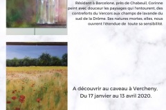 Exposition Corinne JEAN - Cave Poulet à Vercheny