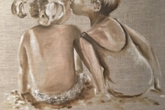 Mireille GIRBAUD - Baiser enfants