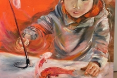 Mireille GIRBAUD - Enfant-aux-poissons