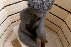 Nathalie - sculpture grès -Gloria dans le four