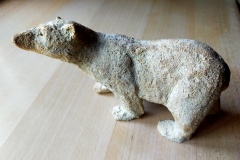 Nathalie - sculpture grès - ours