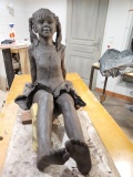 Eglantine - Sculpture grès