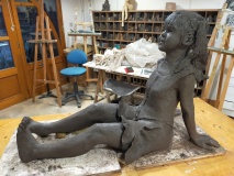 Eglantine - Sculpture grès