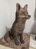 Nathalie - sculpture grès - Poil de carotte