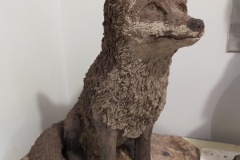 Nathalie - sculpture grès - Poil de carotte