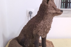 Nathalie - sculpture grès - Poil de carotte