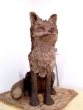 Nathalie - sculpture grès - Poil de carotte