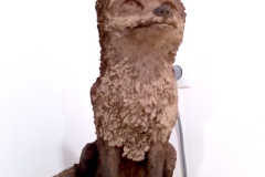 Nathalie - sculpture grès - Poil de carotte