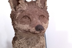 Nathalie - sculpture grès - Poil de carotte