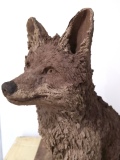 Nathalie - sculpture grès - Poil de carotte