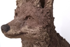 Nathalie - sculpture grès - Poil de carotte