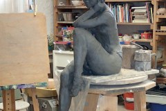 Nathalie - sculpture grès - Gloria