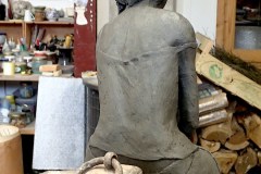 Nathalie - sculpture grès - Gloria