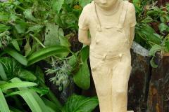 Nathalie -  sculpture grès - Avril