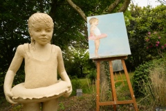 Summer - sculpture grès