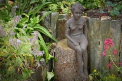 Iris - sculpture grès