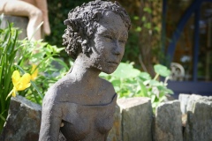 Iris - sculpture grès
