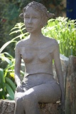 Iris - sculpture grès