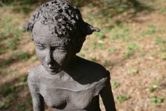 Iris - sculpture grès