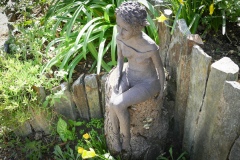 Iris - sculpture grès