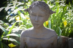 Nathalie - sculpture grès - Iris