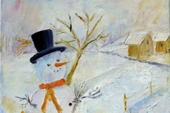 Patricia Mery - bonhomme de neige